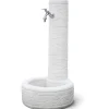 Fontana da giardino Arnosto in cemento bianco H 81 cm