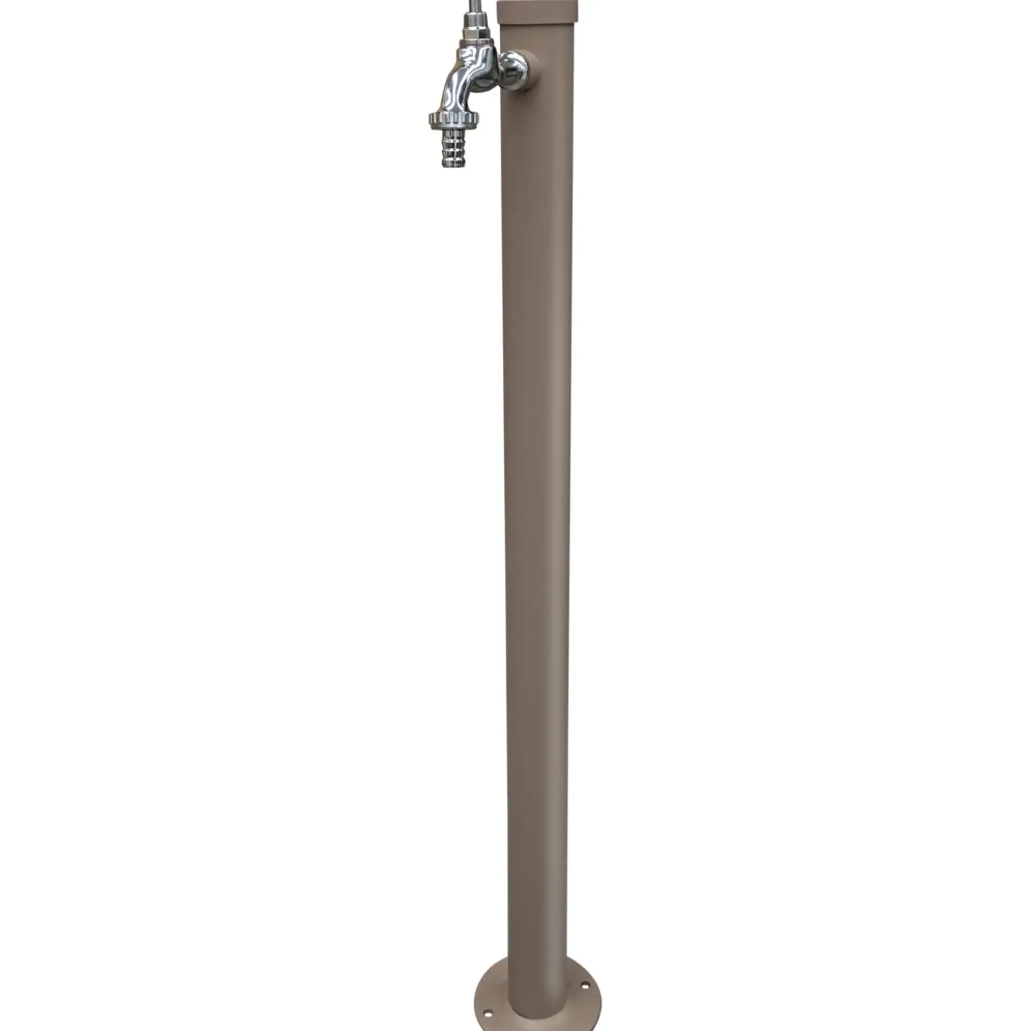 Fontana da giardino Cambridge in metallo tortora H 85 cm