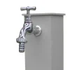 Fontana da giardino Manchester in metallo alluminio H 85 cm