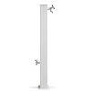 Fontana da giardino Nottingham in metallo bianco H 98 cm