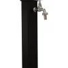 Fontana da giardino York in metallo antracite H 82 cm