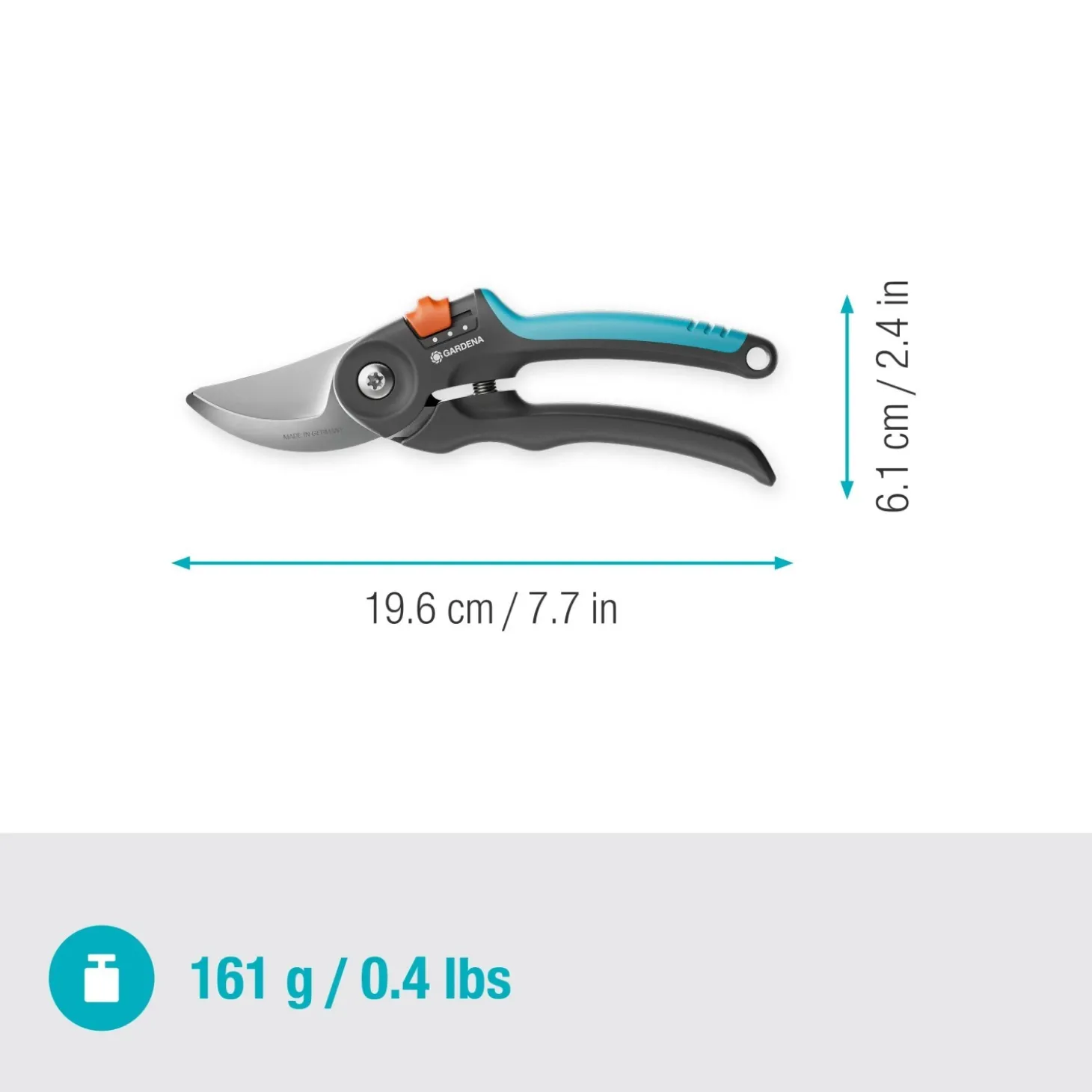 Forbici da potatura bypass Gardena PremiumCut Flex taglio fino a Ø 24 mm