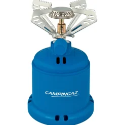 Fornello a gas Campingaz Camping 206 S con campana in plastica 1,25 kW
