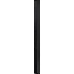 Gamba da tavolo Hettich nera 25x25x400 mm