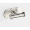 Gancio adesivo a muro Wenko Turbo-Loc Duo Orea acciaio inox opaco