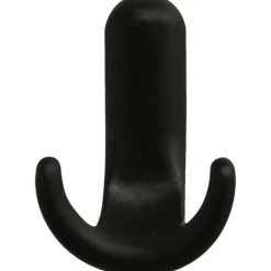 Gancio in plastica nera 50 x 41 mm