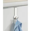 Gancio per porta acciaio inox Wenko Rondo 5,5x14x4,5 cm