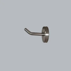 Gancio singolo in acciaio inox L 4 x H 4 x P 7 cm