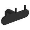 Gancio triplo acciaio 304 montaggio scomparsa Limonar 44 mm nero opaco
