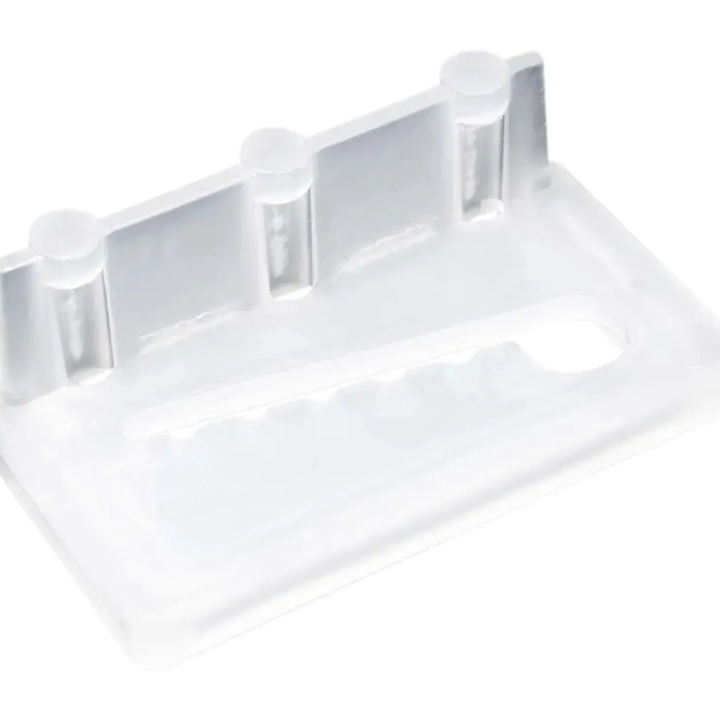 Ganci stabilizzazione plastica lavelli sopraelevati Idrostile 59 mm bianco