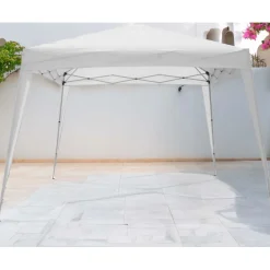 Gazebo in acciaio e poliestere 200x300 cm