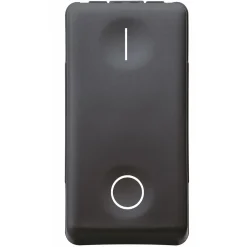 Gewiss System Black interruttore bipolare 16 A nero