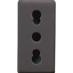 Gewiss System Black presa 2P+T 10/16 A 250 V ac nera