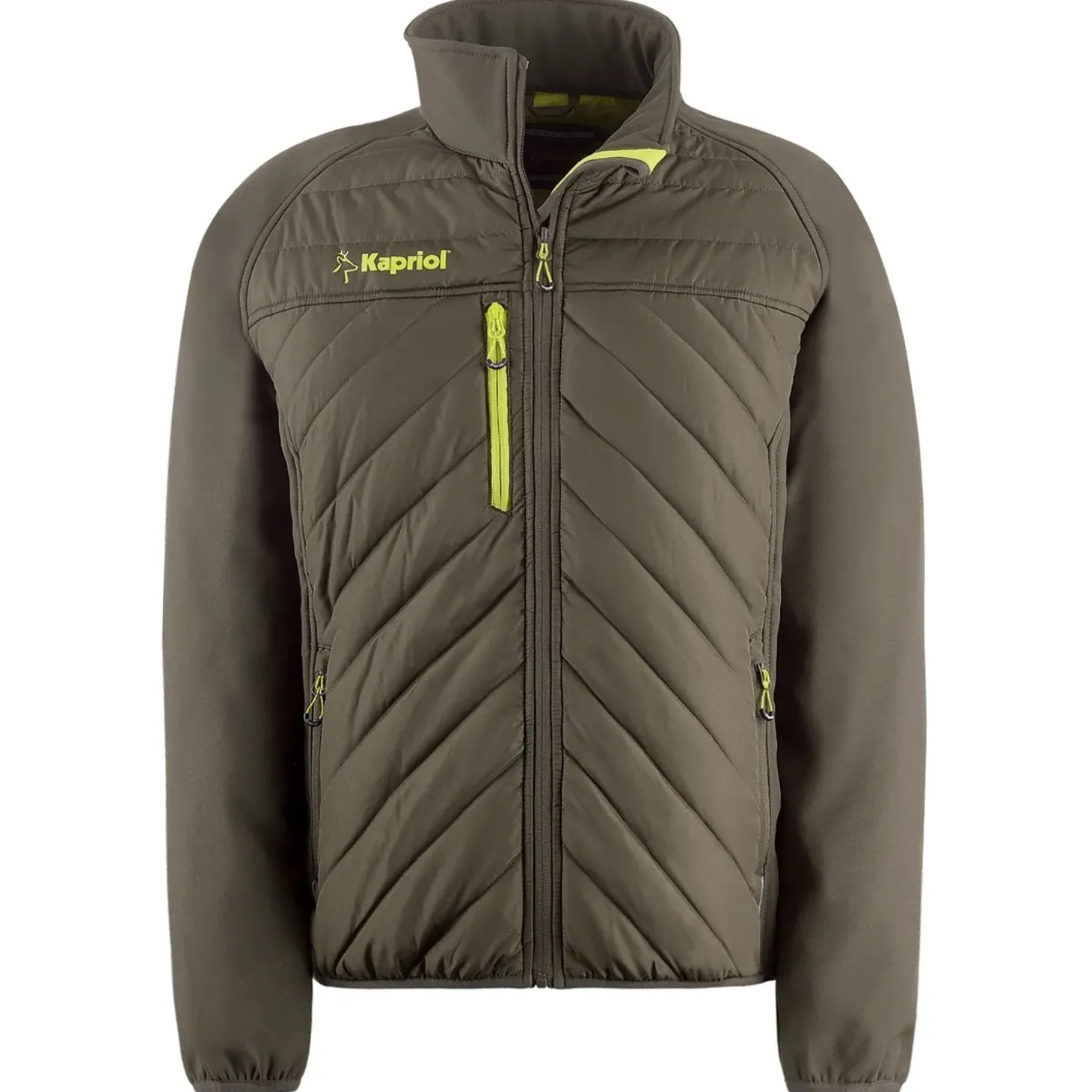 Giacca softshell Slick verde oliva taglia XXL