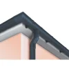 Giunto in PVC First Plast con guarnizione antralcite 12,5 cm