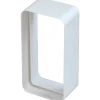 Giunto semplice per tubo rettangolare 120 mm x 60 mm