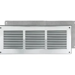 Griglia di aerazione in inox 340 mm x 140 mm