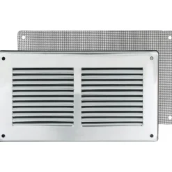 Griglia di aerazione in inox 240 mm x 140 mm