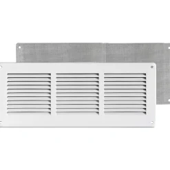 Griglia di aerazione in lamiera 340 mm x 140 mm
