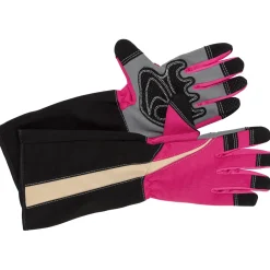 Guanti da giardinaggio anti spine touch screen taglia 8 fucsia