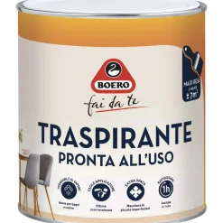 Idropittura traspirante pronta all'uso bianco 0,75 l Boero