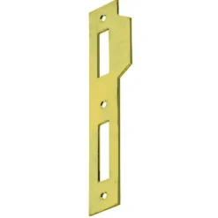 Incontro patent per serratura bordo quadro con interasse 70 mm ottonato