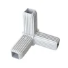 Innesto modello 3 vie tubo quadro 20x20 mm RAL 7035