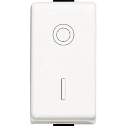 Interruttore BTicino Matix 2P 16 A 250 V ac 1 modulo bianco
