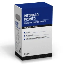Intonaco pronto per interno ed esterno grigio 5 Kg