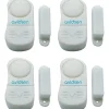 Kit da 4 mini allarmi a contatto magnetico