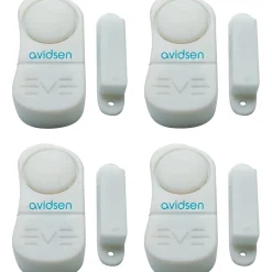 Kit da 4 mini allarmi a contatto magnetico