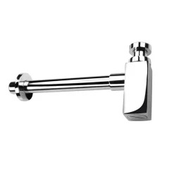 Kit di scarico per lavabo quadrato cromo