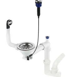 Kit di scarico per lavello in granito 1 vasca acciaio