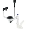 Kit di scarico per lavello in granito 1 vaschetta salvaspazio nero H6 cm