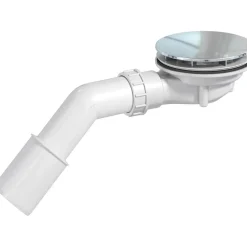 Kit di scarico per piatti doccia pulizia dall`alto cromo 25x40 cm
