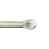 Kit riloga per tende boccia Ø 20-17 mm L 120-210 cm avorio e oro