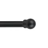 Kit riloga per tende boccia Ø 20-17 mm L 120-210 cm nero