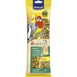 Kracker al miele ed eucalipto per parocchetti Vitakraft 180 gr