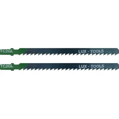 Lame lunghe per seghetto LUX-TOOLS alternativo taglio grossolano codolo a T 2 pz