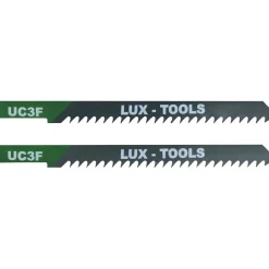 Lame per seghetto alternativo LUX-TOOLS HCS tagli grezzi codolo a U 75 mm 2 pz