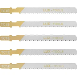 Lame per seghetto alternativo LUX-TOOLS per legno codolo a T 5 pz