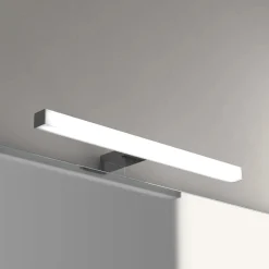 Lampada LED 40 cm 6 W cromo