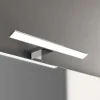 Lampada LED 30 cm 6 W cromo