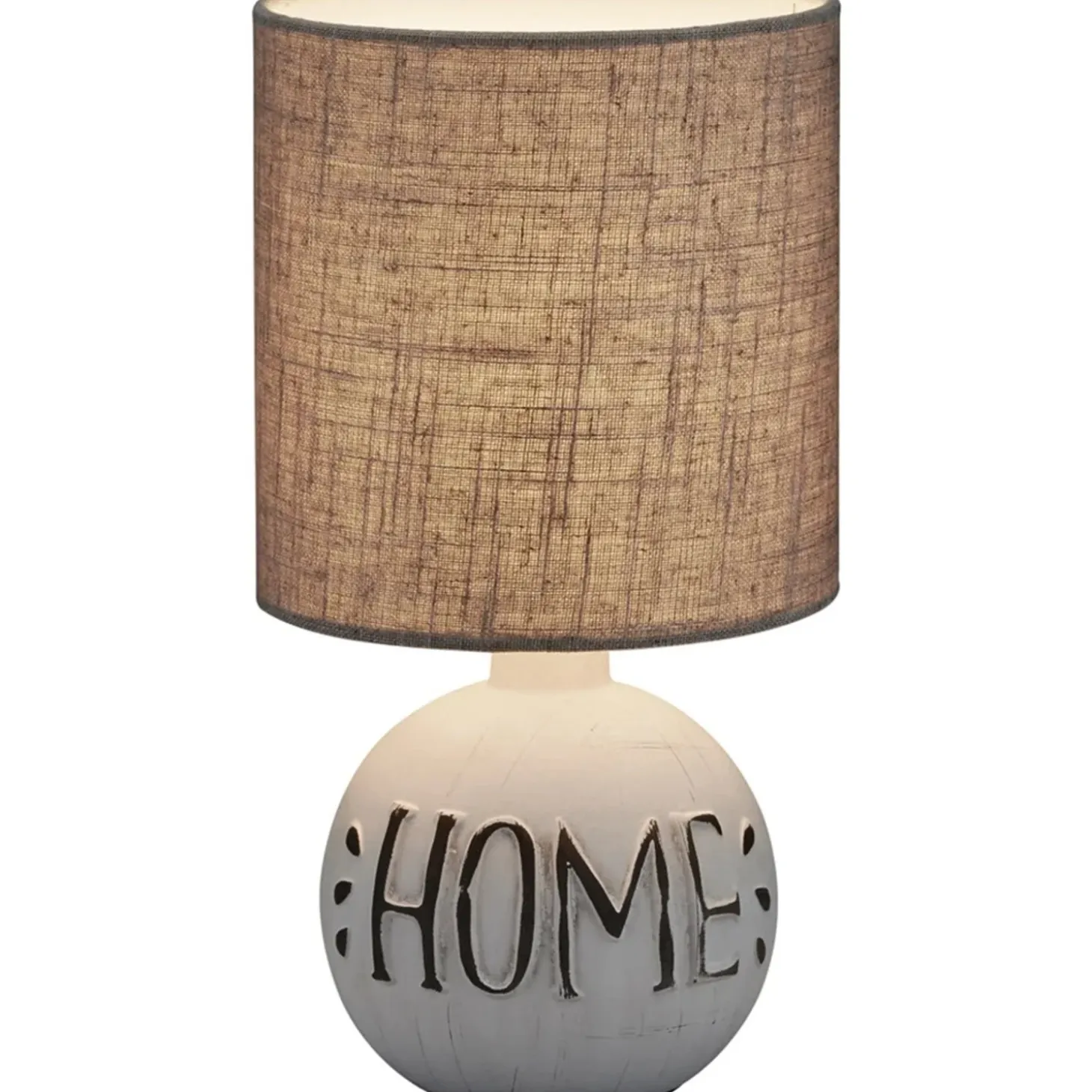 Lampada da tavolo ESNA - scritta HOME