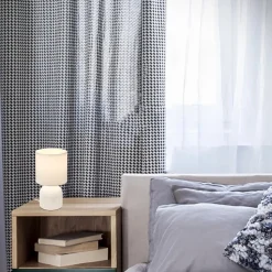 Lampada da tavolo Ino H 28 cm bianca