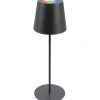 Lampada da tavolo LED Kiki 200 lm RGB+W Ø 10,5 x 36 cm antracite