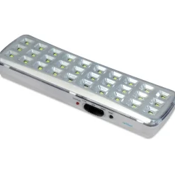 Lampada di emergenza ricaricabile 30 LED SMD portatile