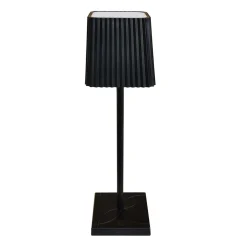 Lampada LED touch da tavolo in ABS 9,5x9,5x36 cm nero