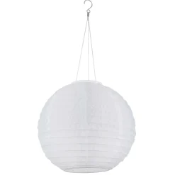 Lampada solare plastica bianco LED 300mAh 1,2V Ø300xH550 mm