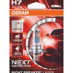 Lampadina H7 per faro auto Osram Night Breaker Laser